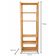 Estante Multiuso 170cm Madeira Eucalipto Natural 6 Prateleiras Organizar Sala Quarto