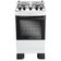 Fogão de Piso 4 Bocas a Gás Mueller MFI4BF Mesa Inox Automático Branco Bivolt