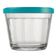 Conjunto de Tigelas com Tampa em Vidro 150 ml 12 Peças Copo Americano Transparente com Colorido
