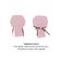 Avental de Cintura Rosa e Bandana Couro Confeitaria Salao SPA