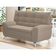 Sofá 2 Lugares Arezzo Revestido em Suede com 152cm de Largura Linoforte Areia