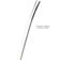 Bomba Inox Desmontável Lisa Chata Chupeta Simples Bojo Redondo Cano De 8mmx23Cm