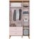 Quarto Infantil Completo Ternura Guarda-Roupa 3 Portas 2 Gavetas Cômoda 5 Gavetas Berço Conversí­vel Bartira Rosa Wood