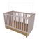 Quarto Infantil Completo Ternura Guarda-Roupa 3 Portas 2 Gavetas Cômoda 5 Gavetas Berço Conversí­vel Bartira Rosa Wood