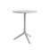 Mesa Redonda Livy Aurah 60x74,5cm Cinza Claro em Polipropileno Plaxmetal