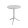 Mesa Redonda Livy Aurah 60x74,5cm Cinza Claro em Polipropileno Plaxmetal