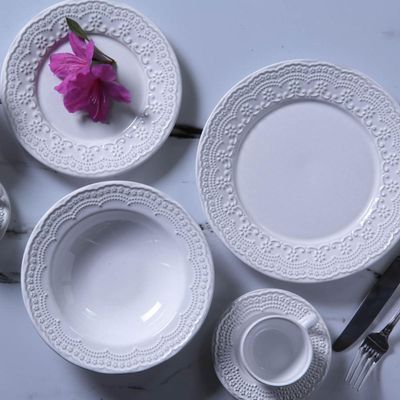 Aparelho de Jantar 30 Peças Madeleine Branco Porto Brasil