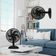 Ventilador de mesa 40 cm Mallory Turbo Fresh Preto 127v