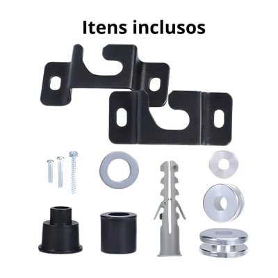 Suporte para TV 12 a 80 Polegadas INOVA Fixo Ultra Resistente 60kg com Instalação Fácil
