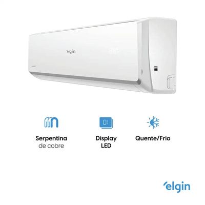 Ar Condicionado Multi Split Elgin Total 18.000 Btus (Hi Wall 9.000 Btus + Hi Wall 18.000 Btus) Quente e Frio 220V R-32