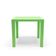 Mesa Niala Quadrada Verde Claro 80cm em Polipropileno Plaxmetal