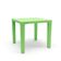 Mesa Niala Quadrada Verde Claro 80cm em Polipropileno Plaxmetal