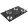 Cooktop a Gás Tramontina 4 Queimadores Brasil Trapézio em Vidro Temperado Preto