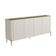Balcão Buffet Bend 180cm em MDF 4 Portas Louro Luna com Pés Metálicos Marin