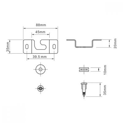 Suporte TV Universal Fixo Kapbom 13 a 70 Polegadas Parede Painel VESA Preto