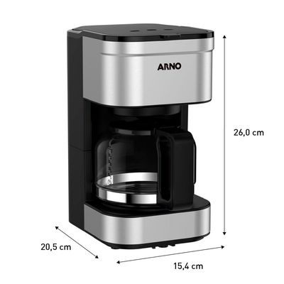 Cafeteira Elétrica Arno Preferita CFPF Inox 127v