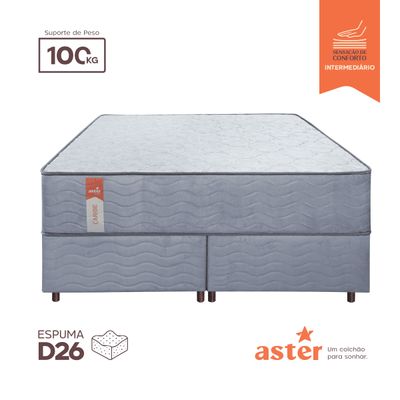 Colchão Aster Caribe Casal Molas Ensacadas D26 138x188x30