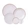 Aparelho de Jantar Tramontina Rústico Marrom Porcelana 20 Peças