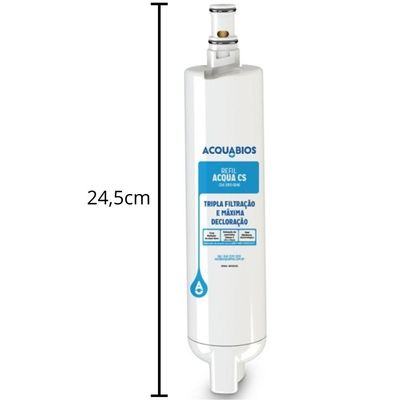 Refil Filtro Compatível Purificador de Água Consul Facilite Acqua CP30/34/35