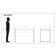 Escrivaninha 115x58cm MDP Treviso com Estrutura Branca Roal