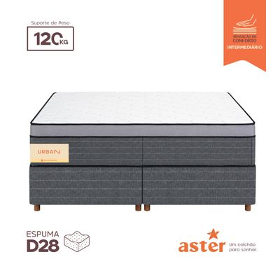 Colchão Urban Aster Casal Molas Ensacadas D28 138x188x30cm