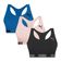 Kit 3 Tops Puma Nadador Sem Costura Feminino P / Rosa