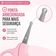 Kit Manicure para Bebê Smart Lions com Tesoura de Ponta Arredondada e Cortador de Unhas Anatômico