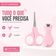 Kit Manicure para Bebê Smart Lions com Tesoura de Ponta Arredondada e Cortador de Unhas Anatômico