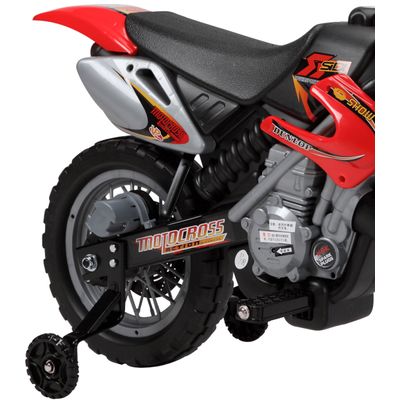 Moto Elétrica Infantil 6V Vermelha Bel Único / 6V
