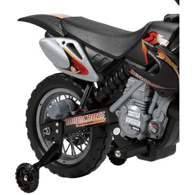 Moto Elétrica Infantil 6V Preta Bel Único / 6V