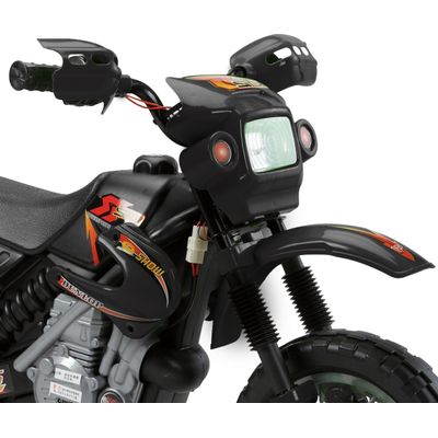 Moto Elétrica Infantil 6V Preta Bel Único / 6V