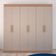 Guarda-Roupa Casal Ville com 6 Portas e 2 Gavetas Bartira Avelã/Cappuccino