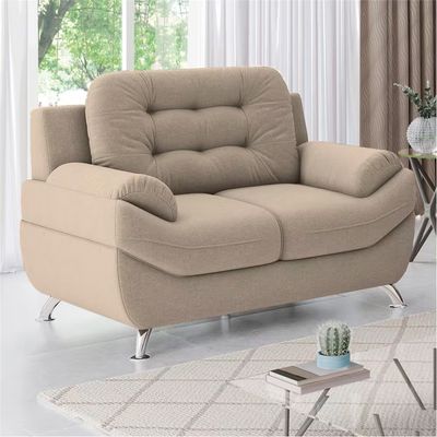 Sofá 2 Lugares em Tecido Suede 150 cm de largura Mercury Linoforte Areia