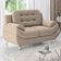Sofá 2 Lugares em Tecido Suede 150 cm de largura Mercury Linoforte Areia