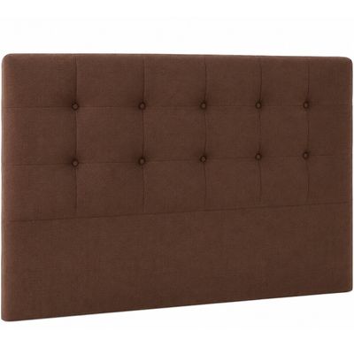 Cabeceira Casal Lyon 138cm Veludo Sono Design Marrom