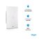 Interruptor Inteligente Int Wifi 1 Botão Touch Controle Via Aplicativo Elgin Smart Branco Elgin