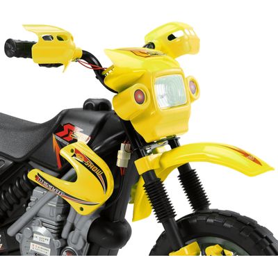 Moto Elétrica Infantil 6V Amarela Bel Único / 6V