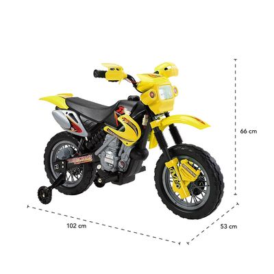 Moto Elétrica Infantil 6V Amarela Bel Único / 6V