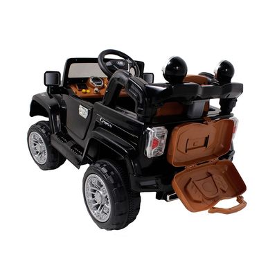 Jipe Elétrico Infantil Trilha 12V Preto Bel Único / 12V