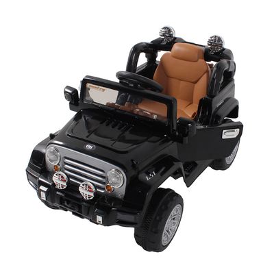 Jipe Elétrico Infantil Trilha 12V Preto Bel Único / 12V