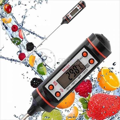 Termômetro Culinário Digital com Espeto Mede -50ºC a +300ºC Display LCD Smart Bracelet