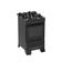 Fogão Top Glass 4 Bocas 110V/220V Mesa de Vidro Acendimento Automático Mônaco Atlas Preto / Bivolt