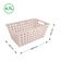 Cesta Organizadora Coza One Grande 4,7 Litros Light Gray Lavanderia Closet