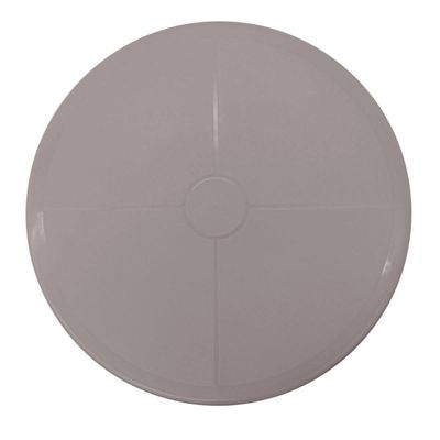 Jogo Mesa Redonda 59cm com 6 Cadeiras Tramontina Plástico Resistente Camurça Jardim Piscina Varanda