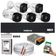Kit Cftv 5 Cameras 3 cam Full HD 2 Cam Full Color Dvr Intelbras 3008-C C/HD 1TB purple