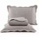 Colcha King Matelassê 2 Porta Travesseiros Lyor Cinza Escuro Quadrat Poliéster Cama Posta Casas