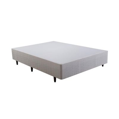 Base Box Colchão de Casal Sense com Molas Ensacadas 69x138x188 Bege