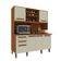 Cozinha Luna Plus 6 Portas 2 Gavetas Imop CINAMOMO/OFF WHITE/S/V