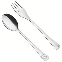 Jogo de Talheres Infantil 2 Peças Aço Inox Tramontina Baby F
