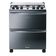 Fogão a Gás de Piso 5 Bocas Duplo Forno BFD5NCR Brastemp Inox / 110V